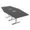 Skutchi Designs 45 in W, 96 in L, 29 in H, Engineered Wood Top, Grey HAR-HEX.IR-46x93-T-ELEC-ASIANNIGHT - alternate 1